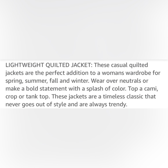 Womens Quilted Short Jackets Cotton  Open Front Coats - Picture 15 of 15